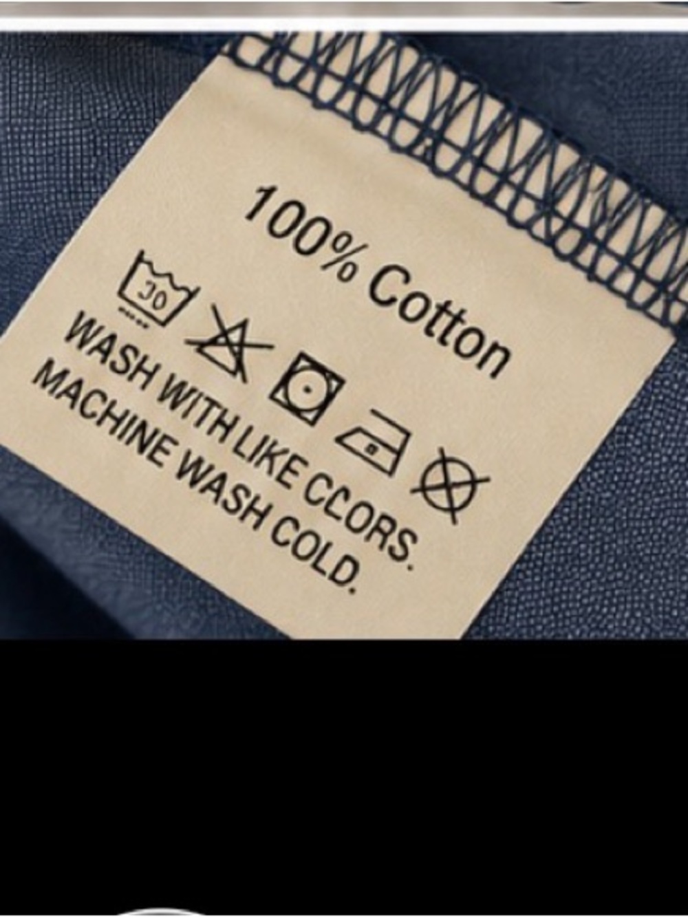 Classic Navy Button-Up Women's Top - Timeless Shirt NWOT 100% cotton - Picture 4 of 7
